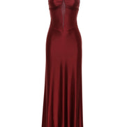 Georgette Maxi Dress Red