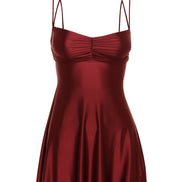 Georgette Mini Dress Red