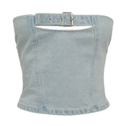 Ebony Bustier Blue