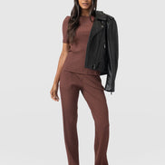 Apartment Pant - Maroon Rib