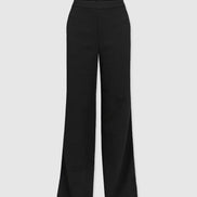 Arden Wide Leg Pant - Black Boucle