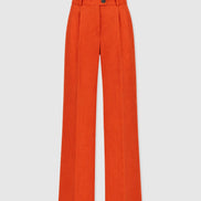 Argent Wide Leg Pant - Burnt Orange