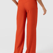 Argent Wide Leg Pant - Burnt Orange