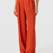 Argent Wide Leg Pant - Burnt Orange
