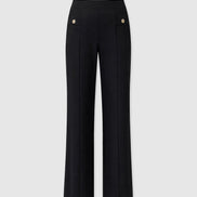 Averie Wide Leg Pant - Black Molten