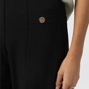 Averie Wide Leg Pant - Black Molten