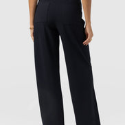 Averie Wide Leg Pant - Navy Molten