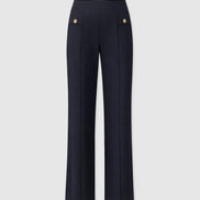 Averie Wide Leg Pant - Navy Molten