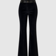 Axel Flared Pant - Black Velvet