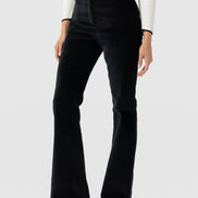 Axel Flared Pant - Black Velvet
