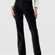 Axel Flared Pant - Black Velvet