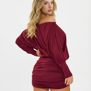 ARIA | SOLA Ruched minijurk
