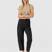 Barrel Leg Jean - Black