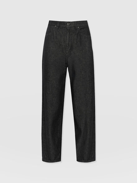 Barrel Leg Jean - Black