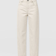 Barrel Leg Jean - Cream
