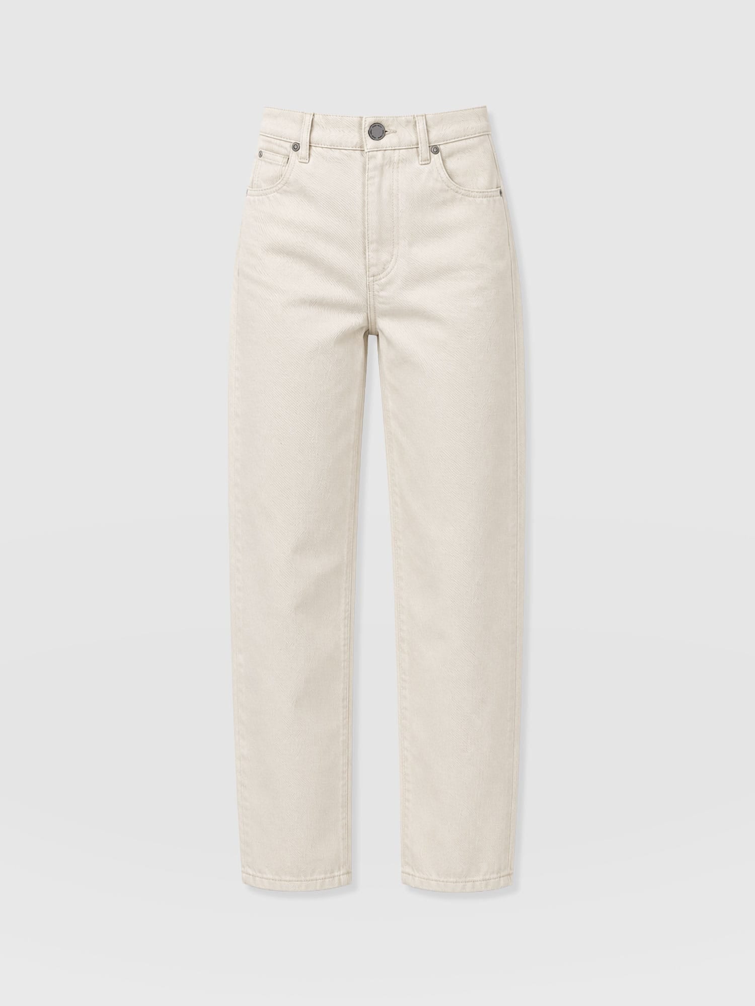 Barrel Leg Jean - Cream