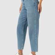 Barrel Leg Jean - Light Blue