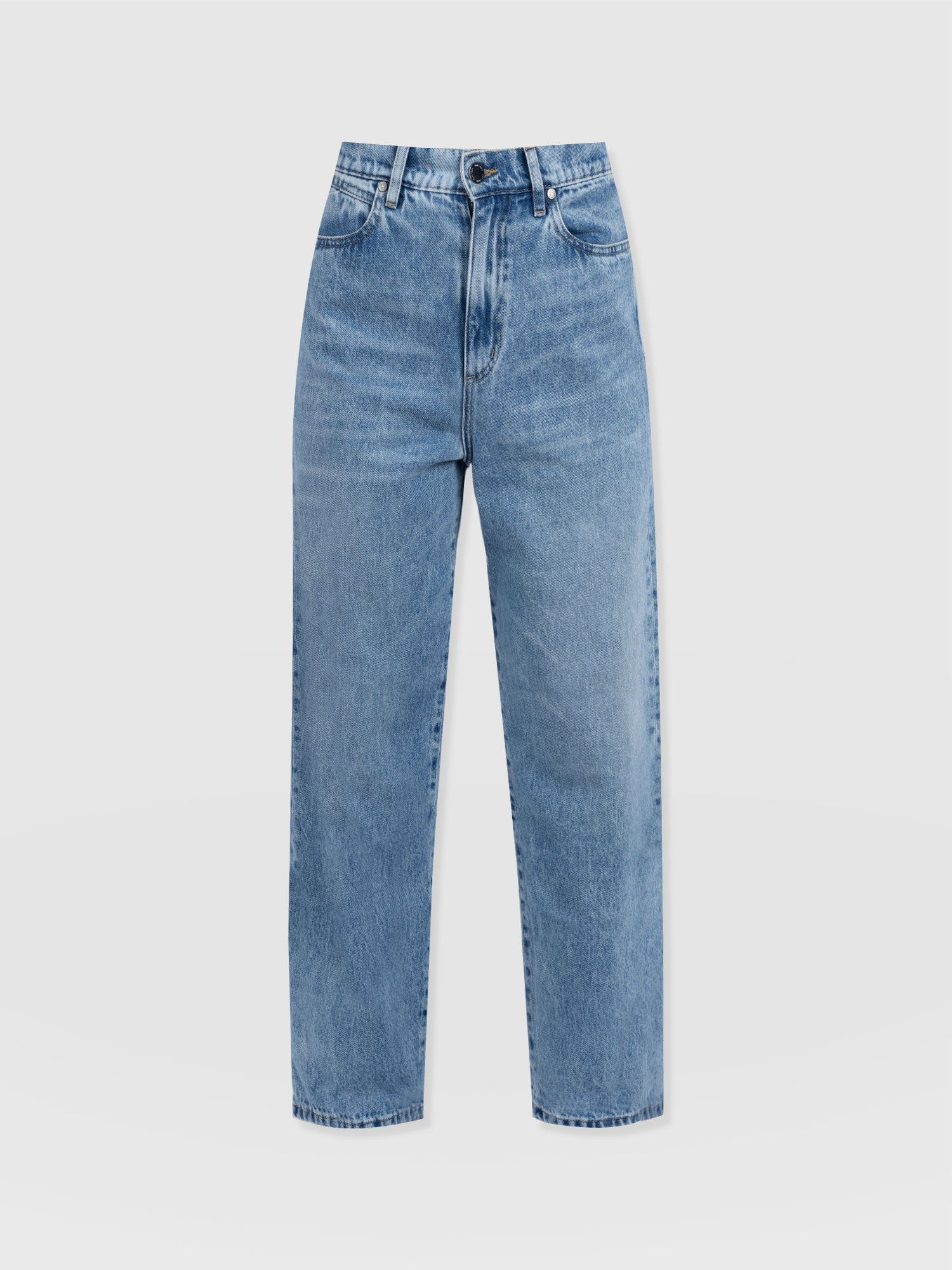 Barrel Leg Jean - Light Blue