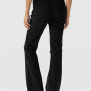 Bowie Flared Pant - Black Cord
