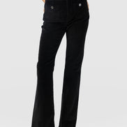 Bowie Flared Pant - Black Cord