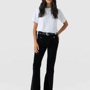 Bowie Flared Pant - Black Cord