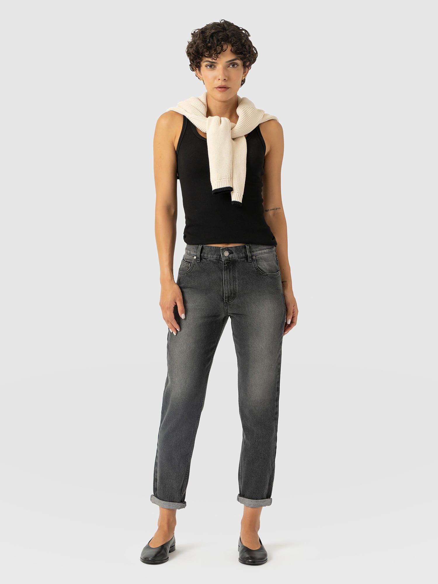 Boyfriend Jeans - Black
