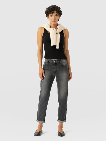 Boyfriend Jeans - Black