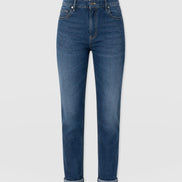 Boyfriend Jeans - Mid Blue