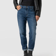 Boyfriend Jeans - Mid Blue
