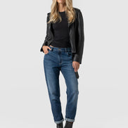Boyfriend Jeans - Mid Blue