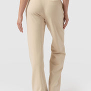Cambridge Tailored Wide Leg Pant - Beige