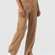 Cambridge Tailored Wide Leg Pant - Camel