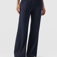 Cambridge Tailored Wide Leg Pant - Navy