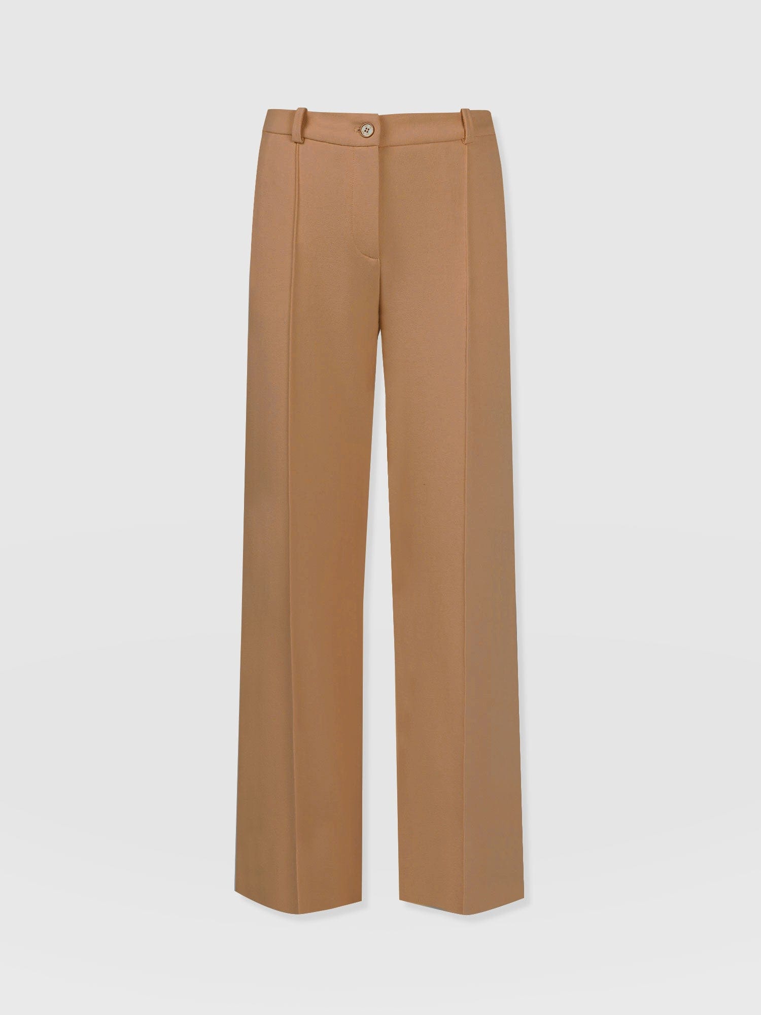 Cambridge Tailored Wide Leg Pant - Camel