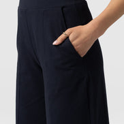 Cara Wide Leg Culotte - Navy