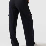 Cargo Chelsea Wide Leg Pant - Navy