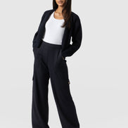 Cargo Chelsea Wide Leg Pant - Navy
