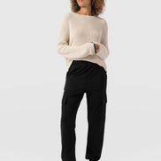 Cargo Tapered Pant - Black