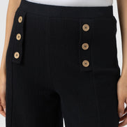 Chelsea Pant - Black Textured