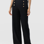 Chelsea Pant - Black Textured