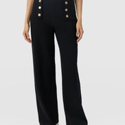 Chelsea Pant - Black Textured