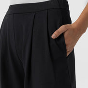 City Culotte - Black Pleats