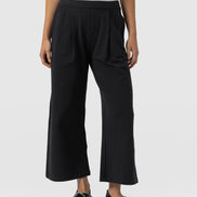 City Culotte - Black Pleats
