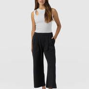 City Culotte - Black Pleats