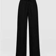 Corinne Linen Pant - Black