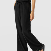 Corinne Linen Pant - Black
