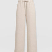 Corinne Linen Pant - Oatmeal
