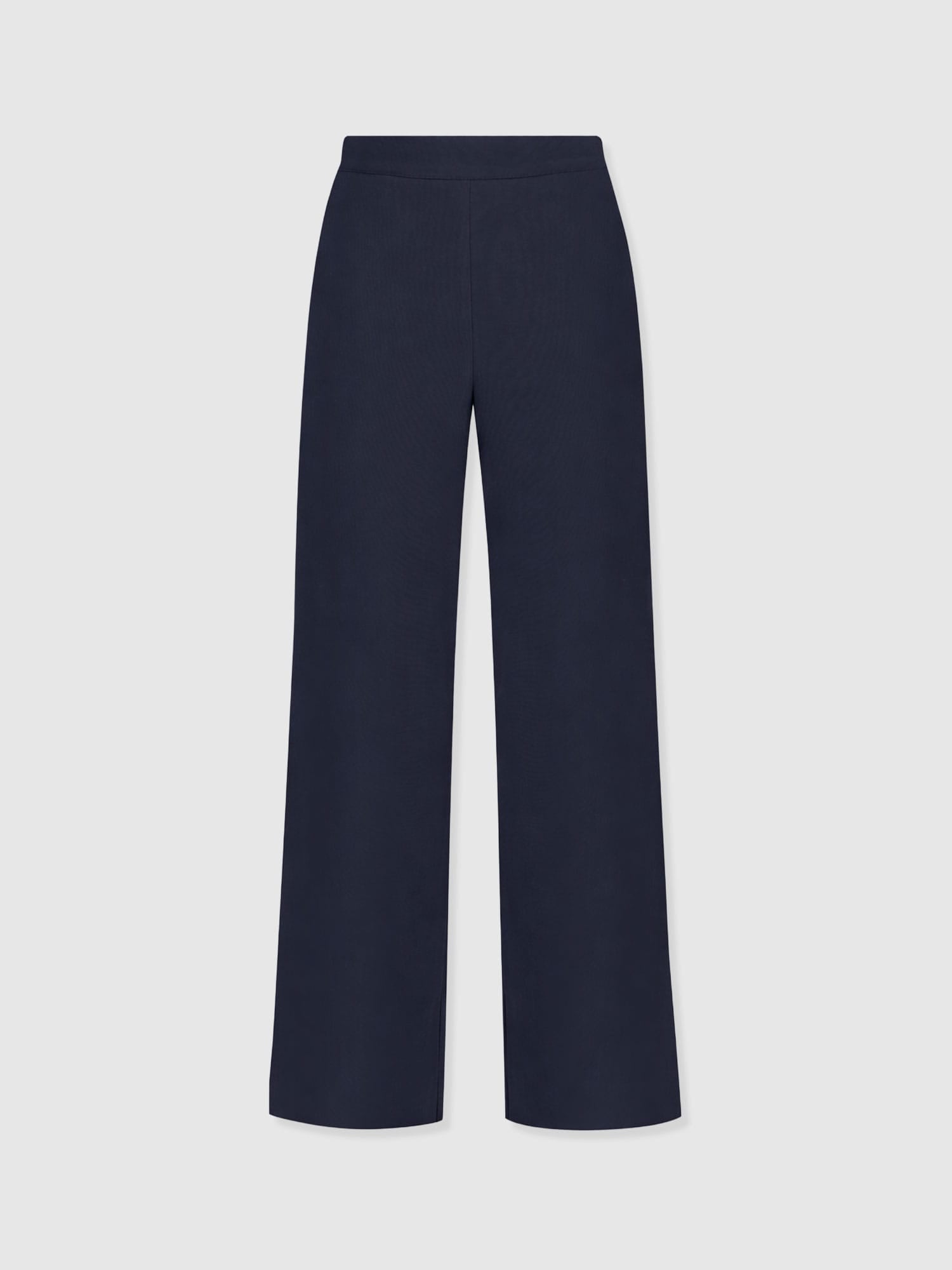 Corinne Wide Leg Linen Pant - Navy