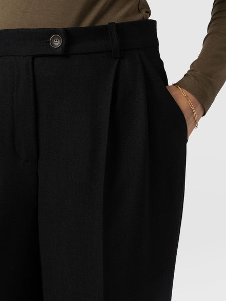 Argent Wide Leg Pant - Black