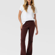 Fearne Flare Legging - Maroon